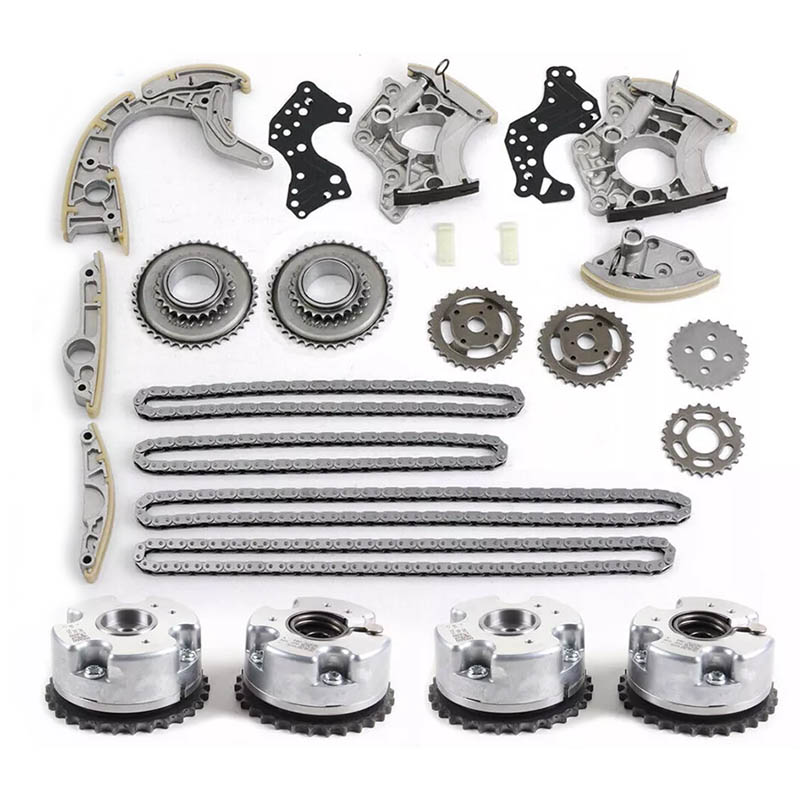 Timing Chain Kit Camshaft Adjusters For VW Touareg Audi Q7 A6 A8 S5 4.2L BVJ BAR