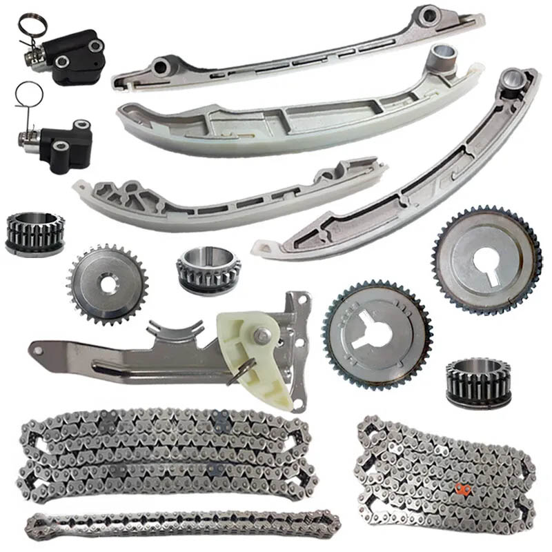 ຊຸດປໍ້ານໍ້າມັນ Timing Chain Kit ສໍາລັບ Nissan Infiniti QX80 M56 Q70 Armada Passenger 5.6L